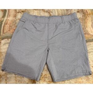 AndersonOrd Performance Apparel Golf Chino Shorts Gray 4-Way Stretch Ripstop 34